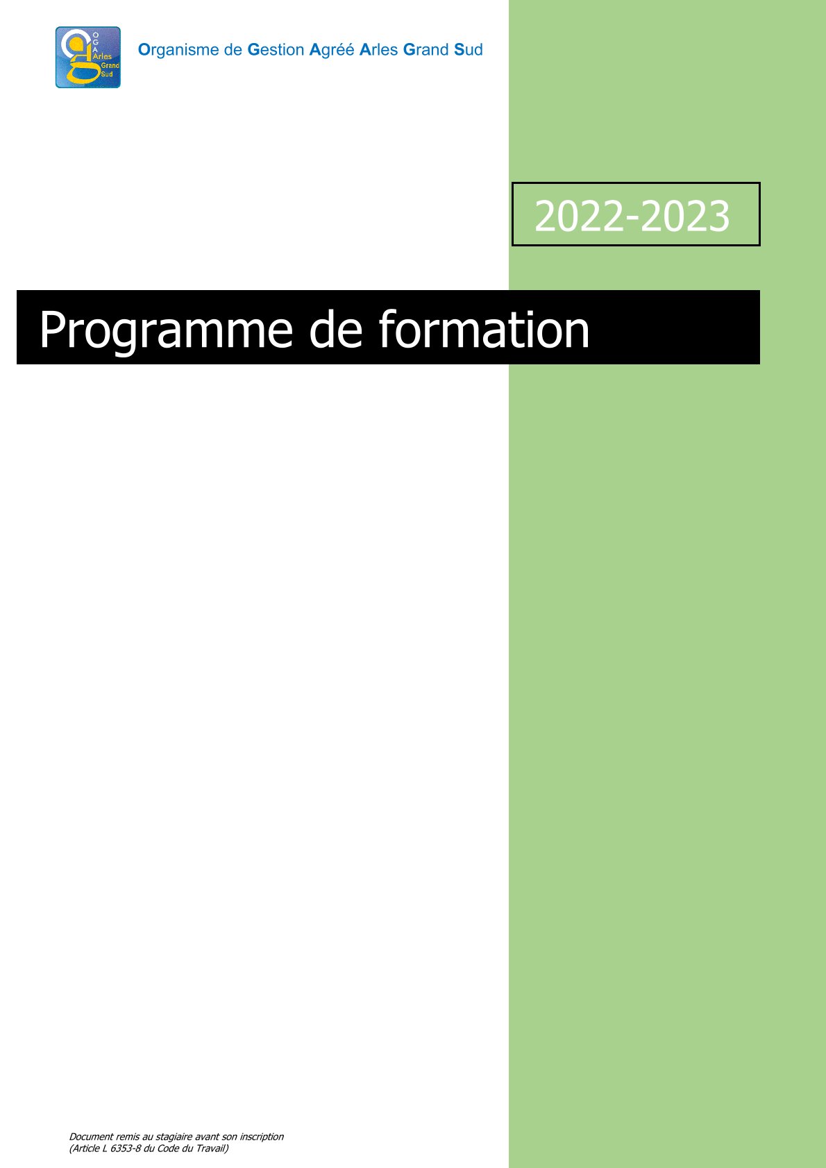PROGRAMME DE FORMATION IMPOT SUR LE REVENU site internet 03-05-23